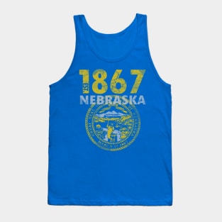 Nebraska Est 1867 State Vintage Home Love Tank Top